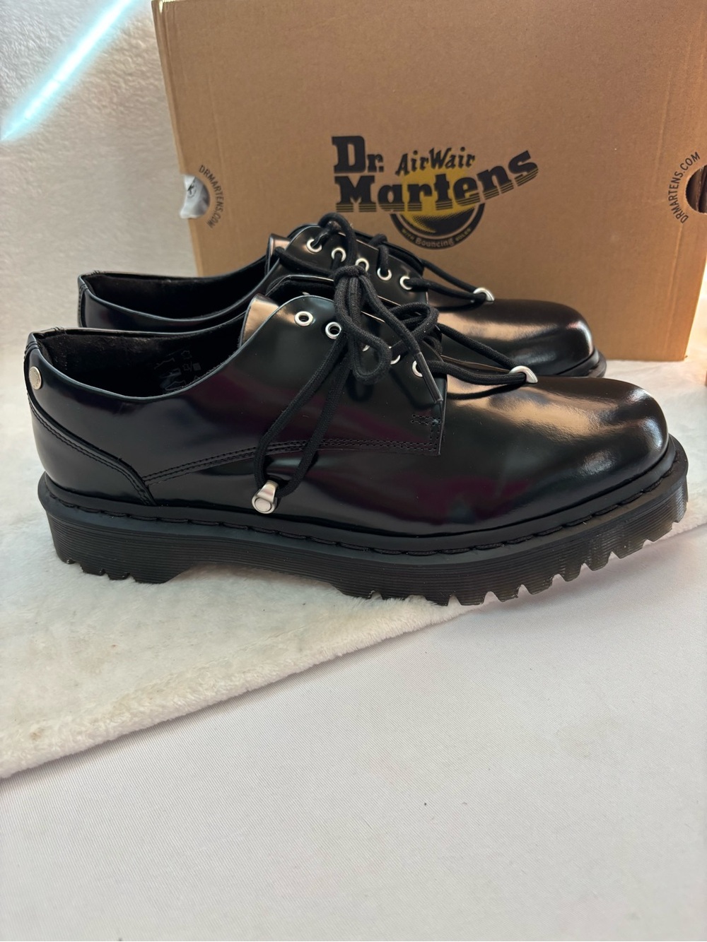 Dr. Martens Zeffir 5i Buttero Leather Shoes Black Size 11M or 12L
